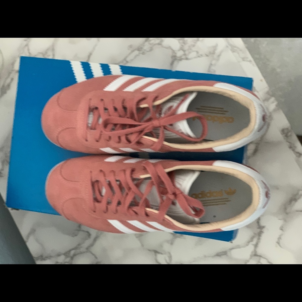 Pink adidas shoes 6&1/2